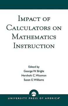 portada impact of calculators on mathematics instruction (en Inglés)