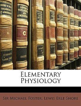 portada elementary physiology (in English)