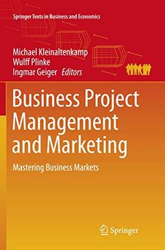 portada Business Project Management and Marketing: Mastering Business Markets (en Inglés)