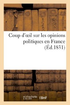portada Coup D'Oeil Sur Les Opinions Politiques En France (Sciences sociales)
