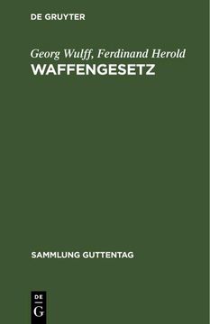 portada Waffengesetz (en Alemán)