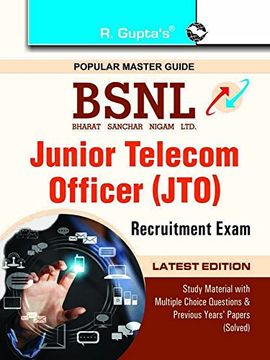 portada Bsnl: Junior Telecom Officer (Jto)Telecom Recruitment Exam Guide (en Inglés)