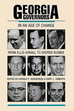 portada georgia governors in an age of change (en Inglés)
