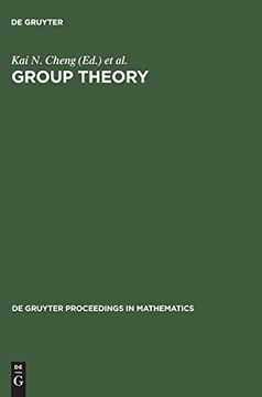portada Group Theory: Proceedings of the Singapore Group Theory Conference Held at the National University of Singapore, June 8-19, 1987 (en Inglés)