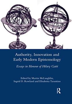 portada Authority, Innovation and Early Modern Epistemology (en Inglés)
