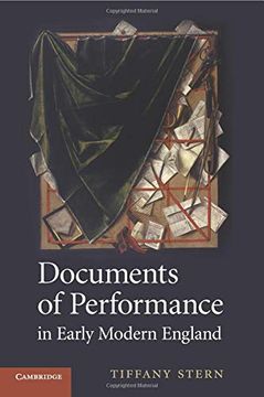 portada Documents of Performance in Early Modern England (en Inglés)