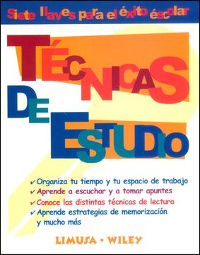 portada Tecnicas de Estudio: Siete Llaves Para el Exito Escolar (in Spanish)