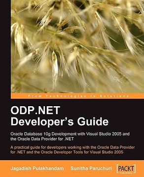 portada odp.net developer's guide: oracle database 10g development with visual studio 2005 and the oracle data provider for .net (in English)