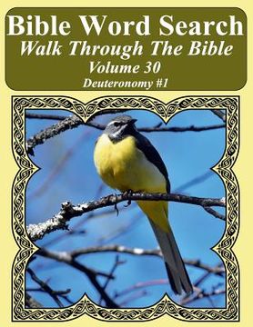 portada Bible Word Search Walk Through The Bible Volume 30: Deuteronomy #1 Extra Large Print (en Inglés)