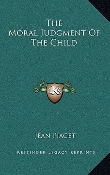 portada the moral judgment of the child