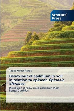 portada Behaviour of cadmium in soil in relation to spinach Spinacia oleracea (en Inglés)