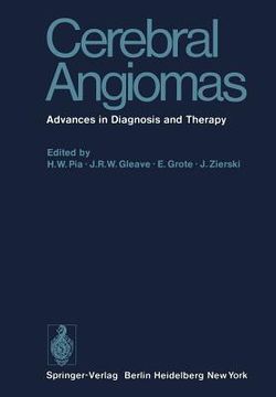 portada cerebral angiomas: advances in diagnosis and therapy