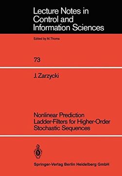 portada nonlinear prediction ladder-filters for higher-order stochastic sequences (en Inglés)