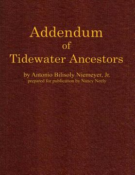 portada Addendum of Tidewater Ancestors (en Inglés)