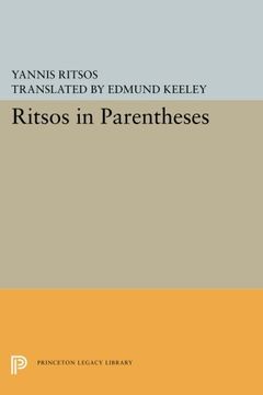 portada Ritsos in Parentheses (Lockert Library of Poetry in Translation) (en Inglés)