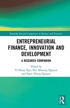 portada Entrepreneurial Finance, Innovation and Development: A Research Companion (Routledge Research Companions in Business and Economics) (in English)