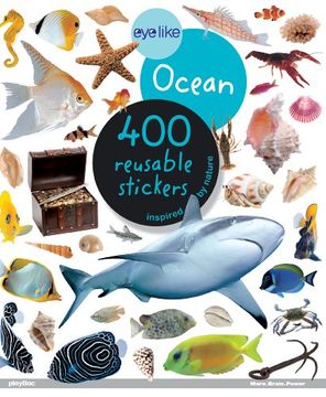 portada Eyelike Ocean - 400 Reusable Stickers Inspired by Nature (en Inglés)