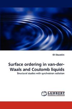 portada surface ordering in van-der-waals and coulomb liquids (en Inglés)