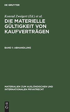 portada Abhandlung (Materialien zum Auslã Â¤Ndischen und Internationalen Privatrech) (German Edition) [Hardcover ] (en Alemán)