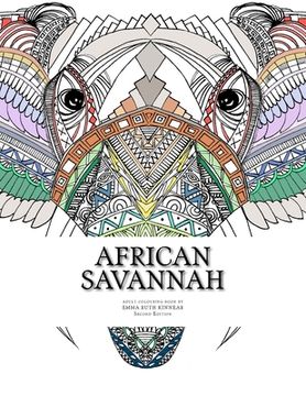 portada African Savannah: An African Themed Colouring Book for Adults (en Inglés)