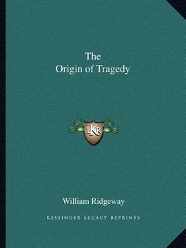 portada the origin of tragedy (in English)