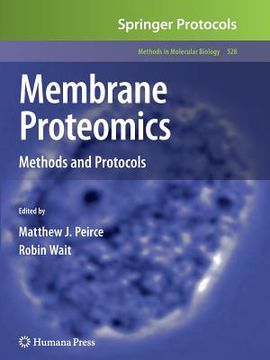 portada membrane proteomics: methods and protocols (en Inglés)
