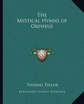 portada the mystical hymns of orpheus (en Inglés)