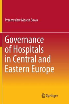 portada Governance of Hospitals in Central and Eastern Europe (en Inglés)