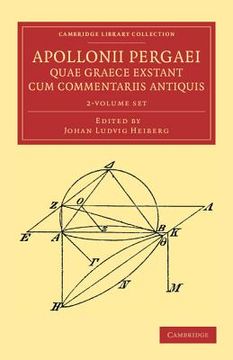 portada Apollonii Pergaei Quae Graece Exstant Cum Commentariis Antiquis 2 Volume Set (en Inglés)