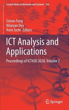 portada ICT Analysis and Applications: Proceedings of Ict4sd 2020, Volume 2 (en Inglés)