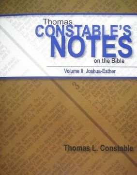 portada Thomas Constable's Notes on the Bible: Volume II Joshua-Esther (en Inglés)