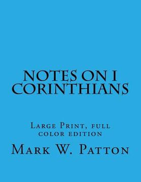portada Notes on I Corinthians (en Inglés)