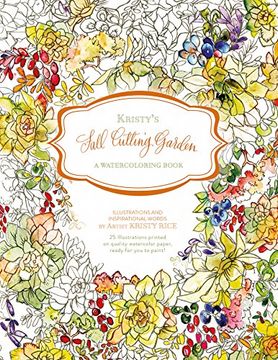 portada Kristy's Fall Cutting Garden: A Watercoloring Book (Kristy's Cutting Garden)