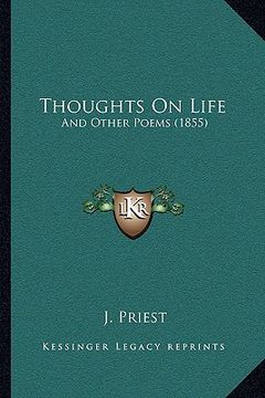 portada thoughts on life: and other poems (1855) (en Inglés)