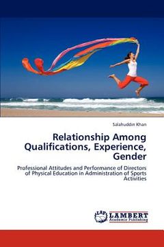 portada relationship among qualifications, experience, gender (en Inglés)