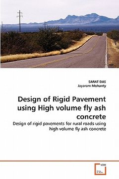 portada design of rigid pavement using high volume fly ash concrete (en Inglés)