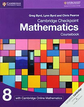 portada Cambridge Checkpoint Mathematics Cours 8 With Cambridge Online Mathematics (1 Year) 