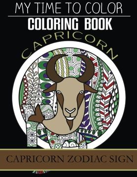 portada Capricorn Zodiac Sign - Adult Coloring Book