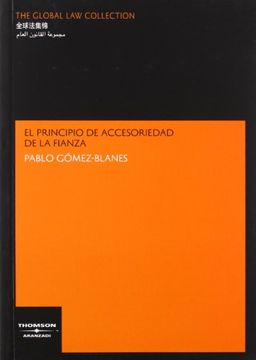 portada principio accesoriedad fianza 1ª ed (in Spanish)