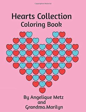 portada Hearts Collection Coloring Book (en Inglés)
