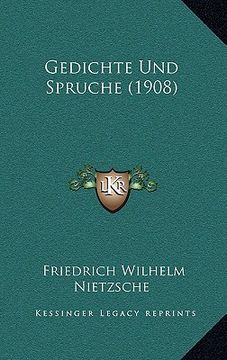 portada Gedichte Und Spruche (1908) (en Alemán)
