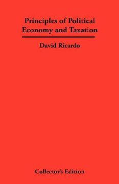portada principles of political economy and taxation (in English)