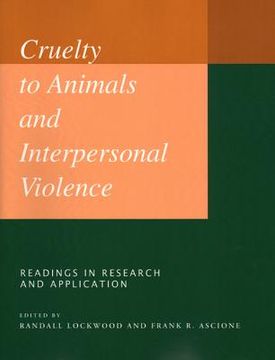 portada cruelty to animals and interpersonal violence: readings in research and application