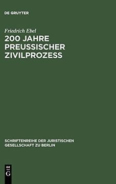 portada 200 Jahre Preußischer Zivilprozeß (in German)
