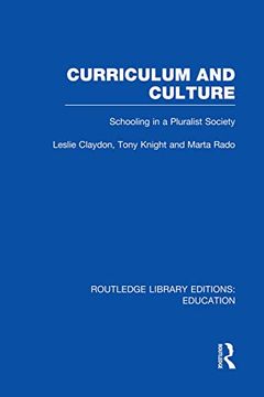 portada Curriculum and Culture (Rle: Education) (en Inglés)