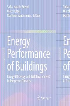 portada Energy Performance of Buildings: Energy Efficiency and Built Environment in Temperate Climates