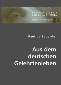 portada Aus dem deutschen Gelehrtenleben (German Edition)