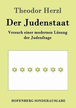 portada Der Judenstaat: Versuch einer modernen Lösung der Judenfrage (en Alemán)