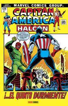 portada Capitan America y Halcon:  El Quinto Durmiente!