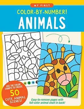 portada Color-By-Number! Animals (50 Unique Designs. ) (in English)